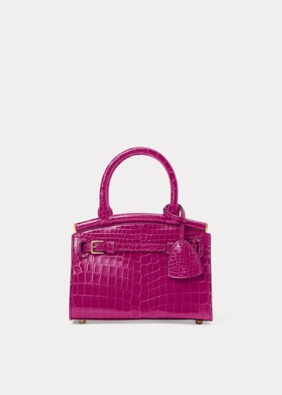 Mala De Mão Ralph Lauren Alligator Mini RL50 Mulher 71896-NCFV